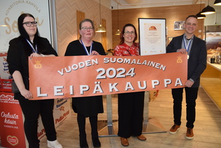 Vuoden 2024 Leipäkaupaksi valittiin K-Citymarket Oulu Rusko.
