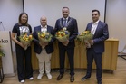 Uusi puheenjohtajisto 1.1.2025 alkaen: Helmi Tyykiluoto, Anttu Rautio, Kari Meltovaara ja Heikki Lankoski.