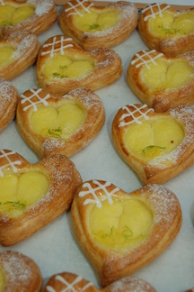 Voittajien oma kahvileipä oli Sitruunasydän-niminen viineri.